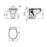 WC Šolja Sevafres Visečka E406501